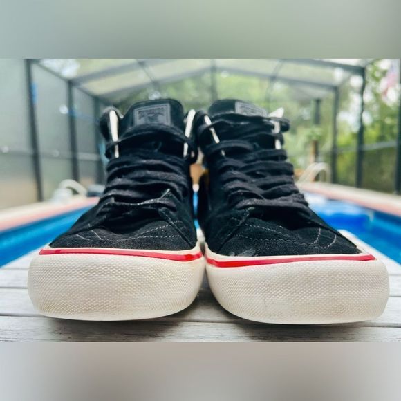 VANS X THRASHER SK8-HI PRO THRASHER BLACK MENS SIZE 10.5 - Picture 5 of 9